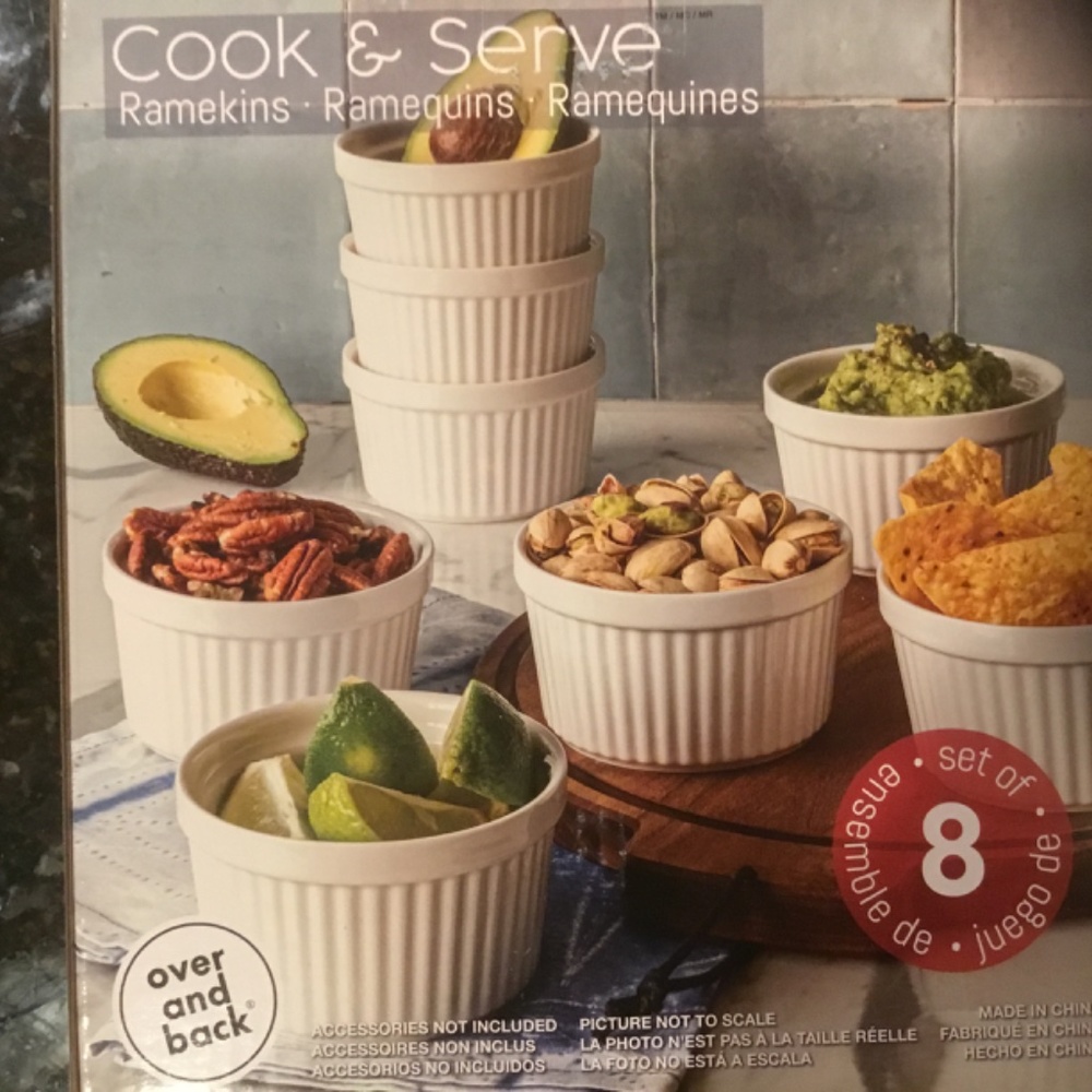 overandback "Cook & Serve" 8-piece Ramekin Set - Picture 4 of 5